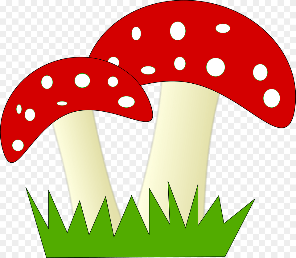 Red Capped Toadstools With White Spots Clipart, Fungus, Mushroom, Plant, Agaric Free Png