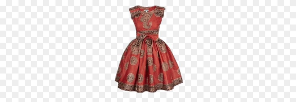 Red Capulana Dress, Clothing, Fashion, Formal Wear, Gown Free Png