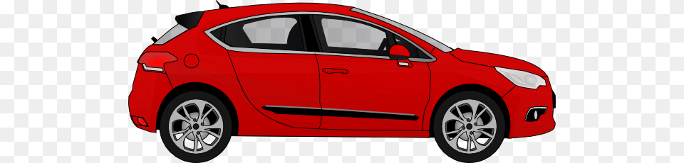 Red Car Clip Art, Vehicle, Transportation, Sedan, Alloy Wheel Free Png