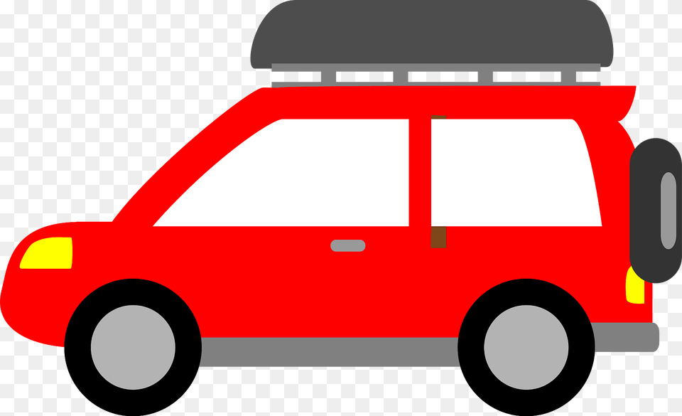 Red Car Clipart, Furniture, Transportation, Vehicle Free Png