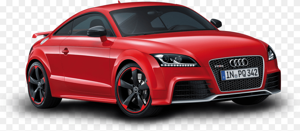 Red Car Clipart Audi Tt Rs, Sedan, Vehicle, Coupe, Transportation Png Image