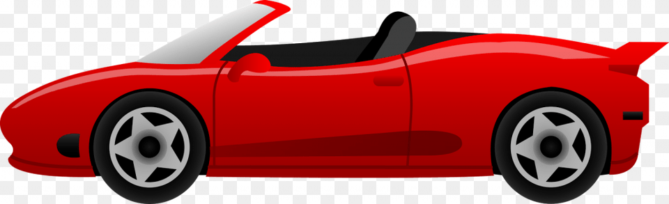 Red Car Clipart Clipart Library Red Car Car Clipart Transparent Background, Alloy Wheel, Vehicle, Transportation, Tire Free Png Download