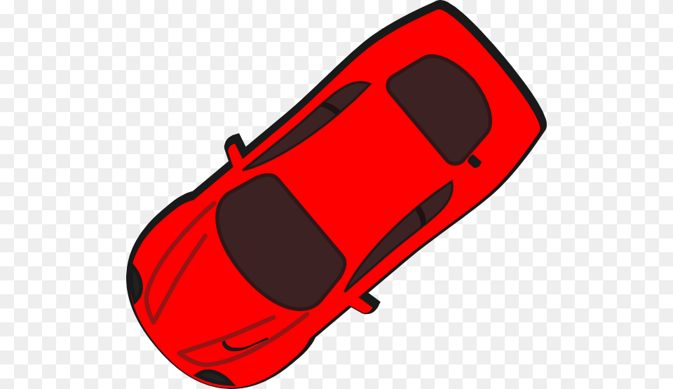 Red Car Icon Top, Transportation, Sports Car, Vehicle, Sled Free Png Download