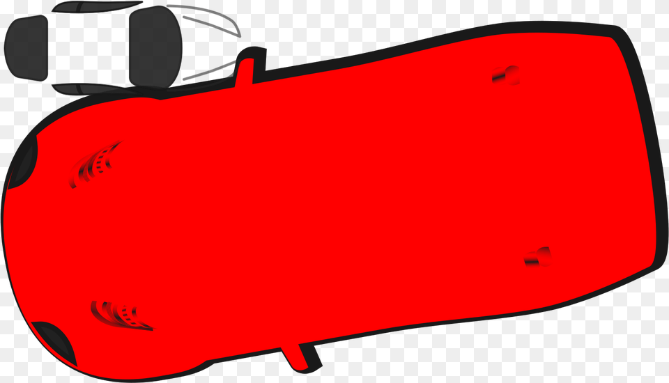 Red Car Top View 190 Svg Vector Red Car Top View Horizontal, Baggage, Home Decor, Suitcase, Cushion Free Png Download