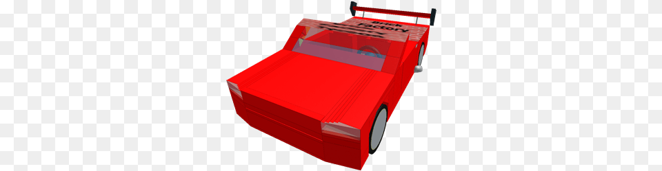 Red Car With Brick Factory Tycoon Logo Roblox Plastic, Furniture, Transportation, Vehicle Free Png