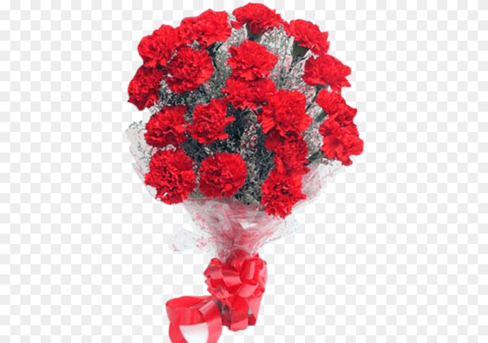 Red Carnation Bouquet Gift Basket Rose Good Morning, Flower Bouquet, Plant, Flower, Flower Arrangement Free Transparent Png