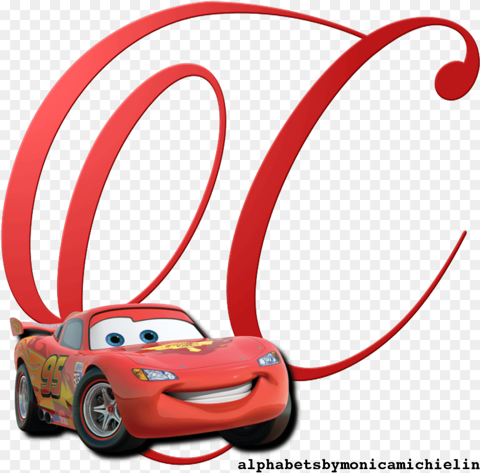 Red Cars Disney Mcqueen Alphabet Cars Disney, Machine, Spoke, Vehicle, Transportation Free Transparent Png