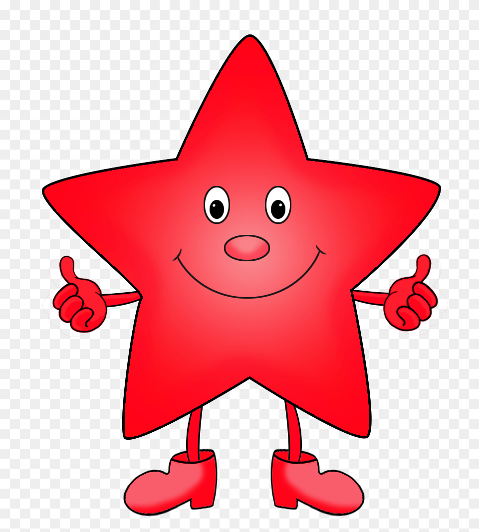 Red Cartoon Star Clipart Star Clipart Cartoon, Baby, Person, Symbol Free Transparent Png