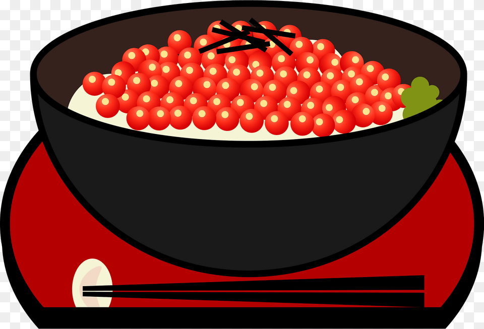 Red Caviar In A Bowl Clipart, Food, Meal, Birthday Cake, Dessert Free Png