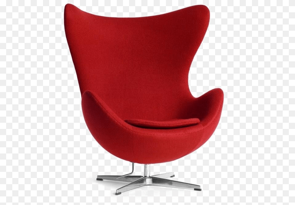 Red Chair, Furniture, Armchair Png Image