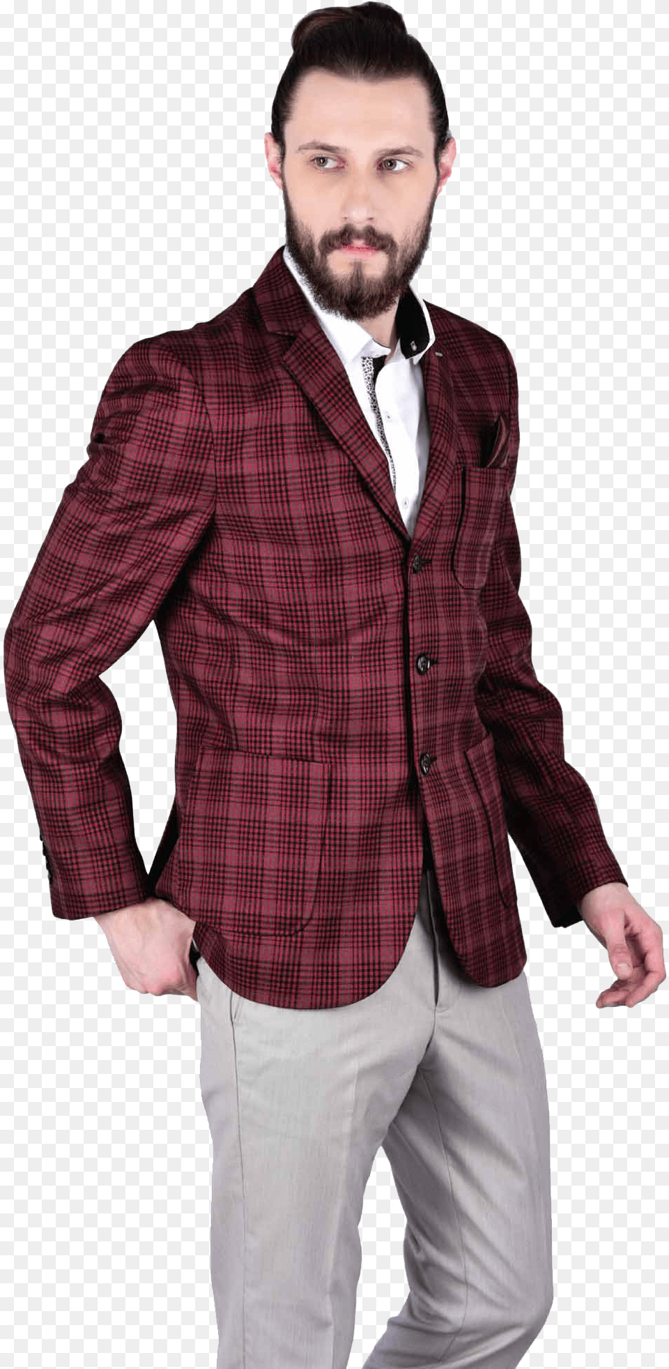 Red Check Blazer Men Formal Wear, Shirt, Jacket, Formal Wear, Coat Free Png Download