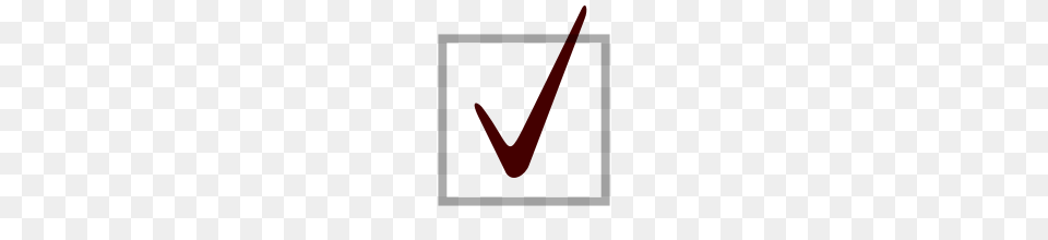 Red Check In White Square, Blackboard Free Png Download