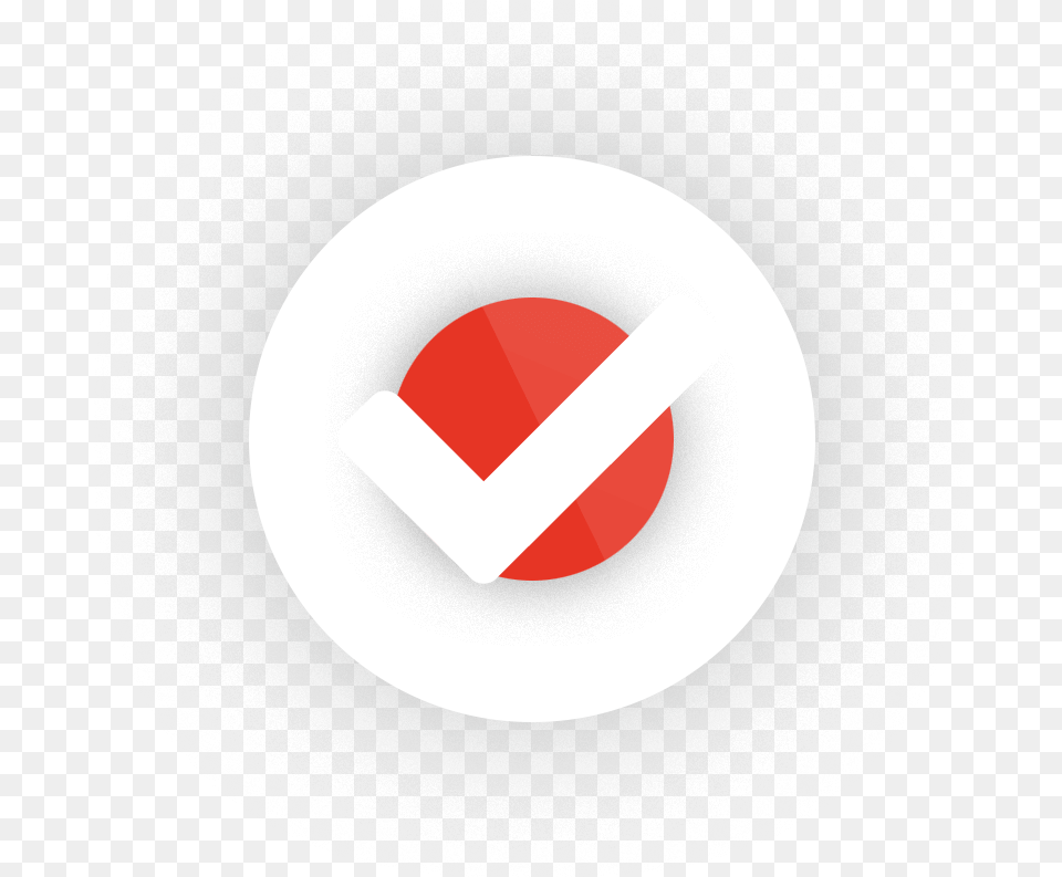 Red Check Mark Brujas De Halloween, Plate, Symbol Free Png Download
