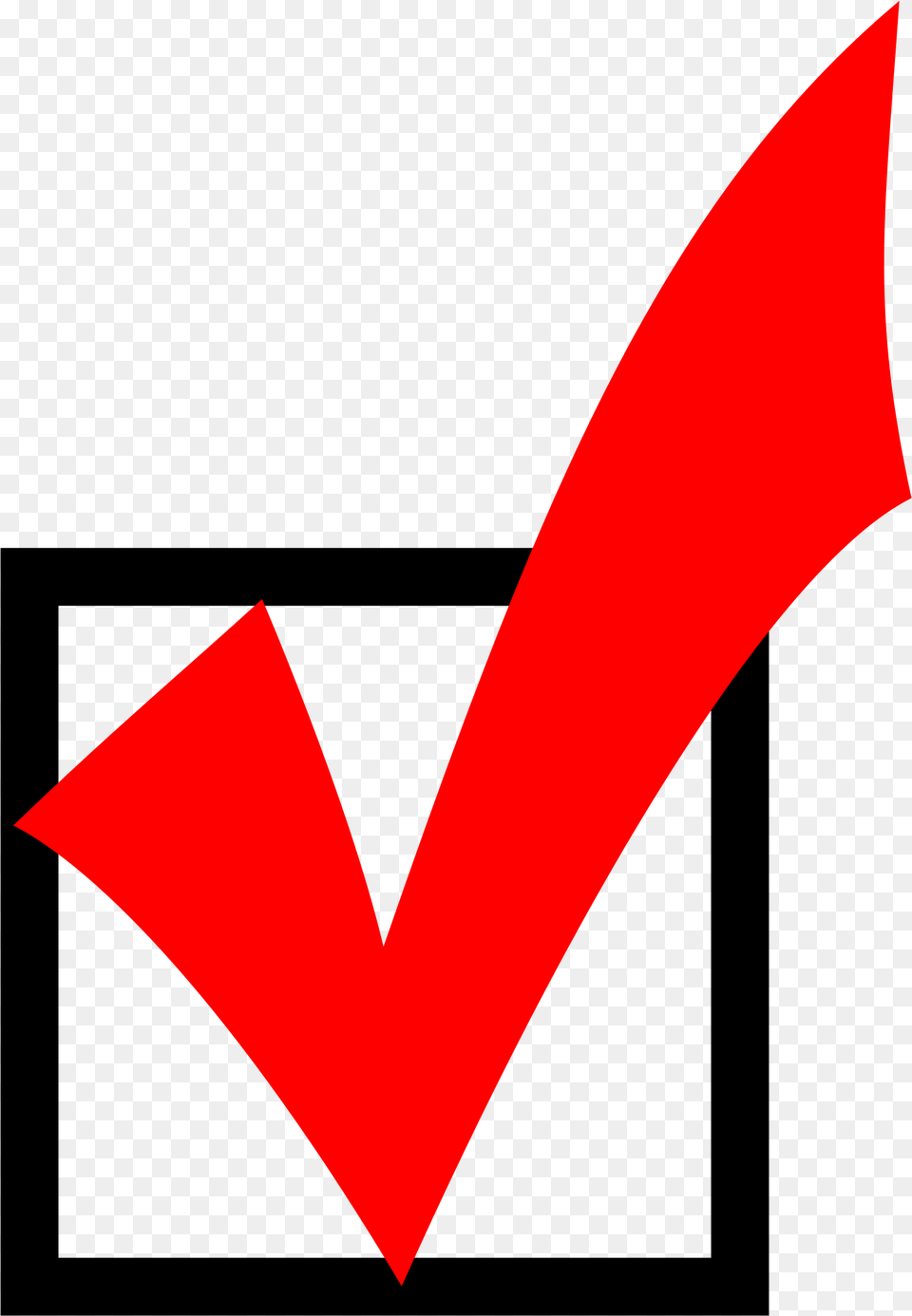 Red Check Mark In Box, Logo Png