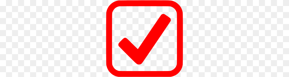 Red Checked Checkbox Icon, Logo, Maroon Png