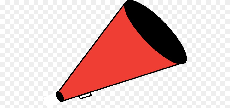 Red Cheer Megaphone Clipart, Cone, Dynamite, Weapon Free Png