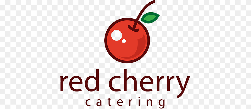 Red Cherry Catering Red Cherry Logo, Food, Fruit, Plant, Produce Free Png