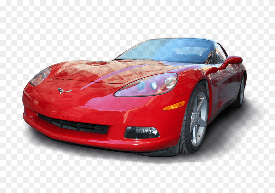 Red Chevrolet Corvette, Wheel, Vehicle, Transportation, Sports Car Free Transparent Png