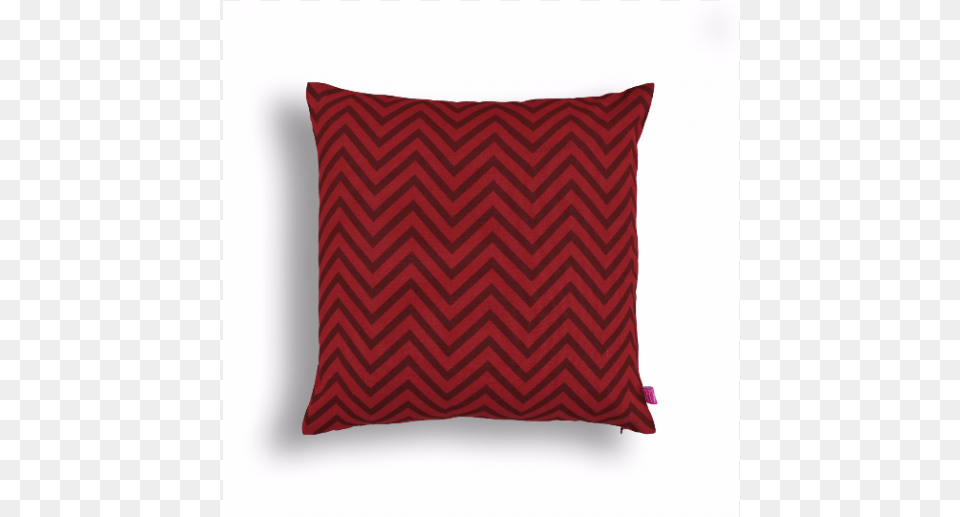 Red Chevron Pillow Cotton Print In Back Amp Front Cushion, Home Decor Free Transparent Png