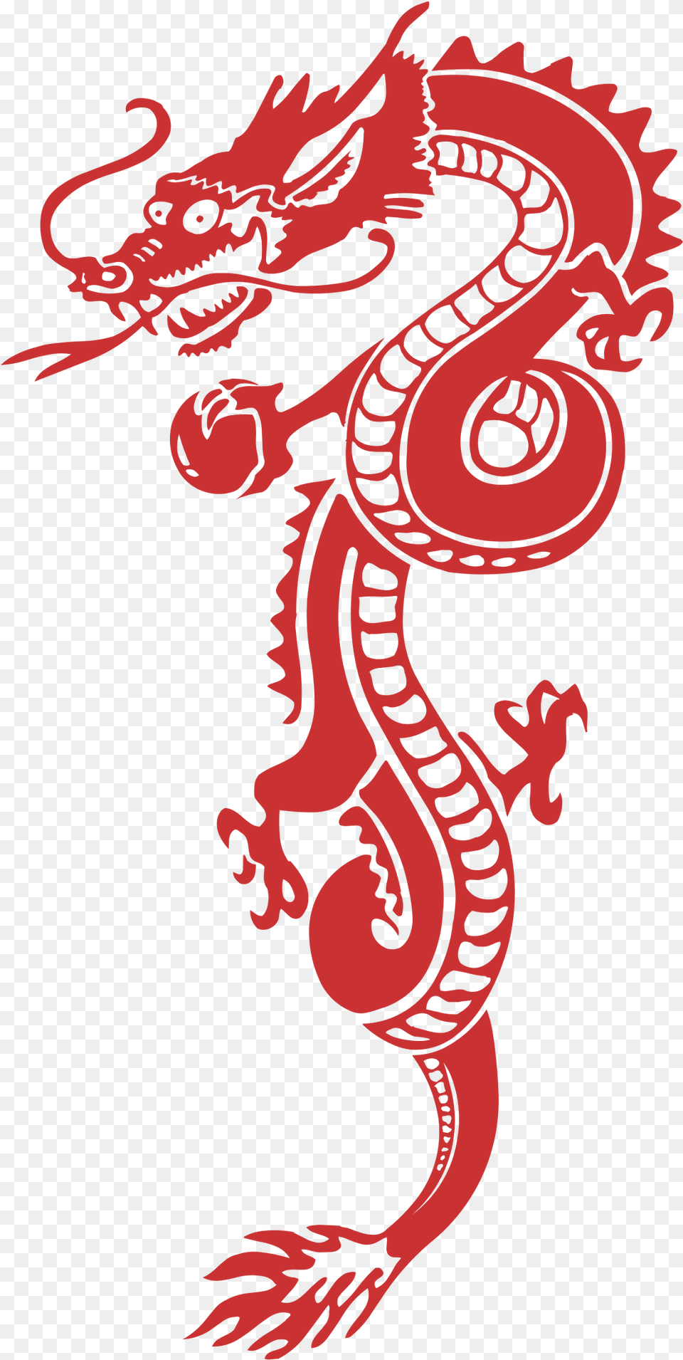 Red Chinese Dragon, Person Png