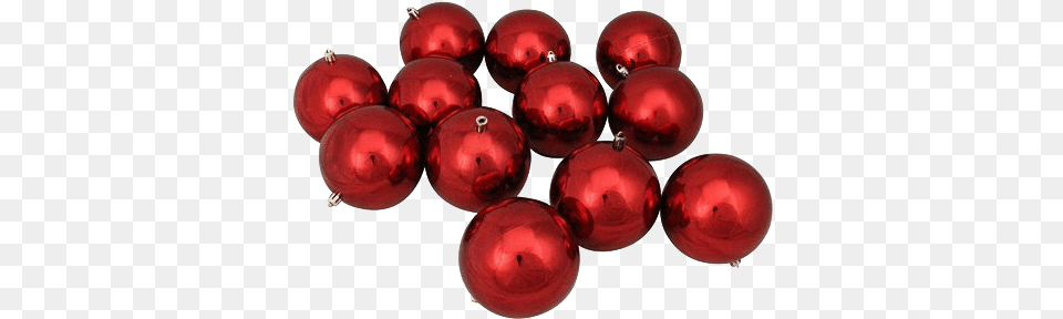 Red Christmas Ball Clipart Mart Christmas Ornament, Food, Fruit, Plant, Produce Png
