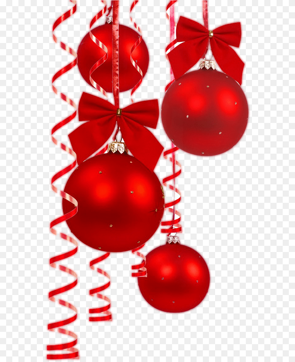 Red Christmas Ball Hanging Design Christmas Decorations In Red, Accessories, Ornament, Balloon Png