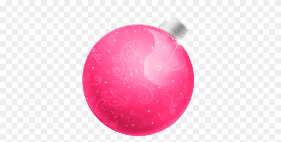 Red Christmas Ball Bottle, Accessories, Disk Png Image