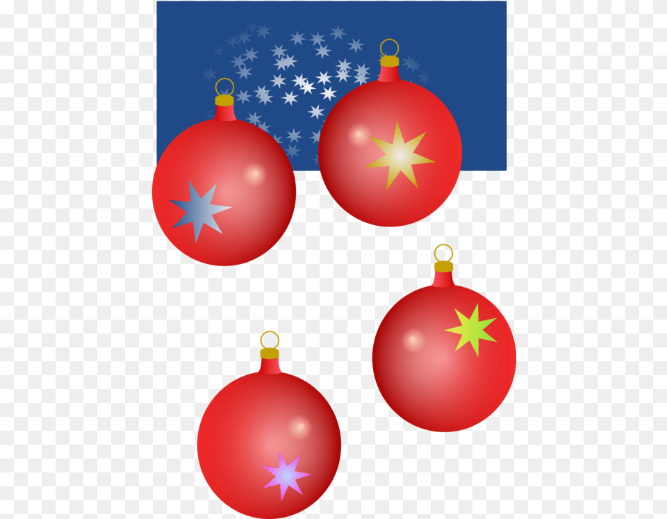 Red Christmas Balls Christmas Ornament Sphere Ball Christmas Decoration, Accessories, Earring, Jewelry Free Png Download