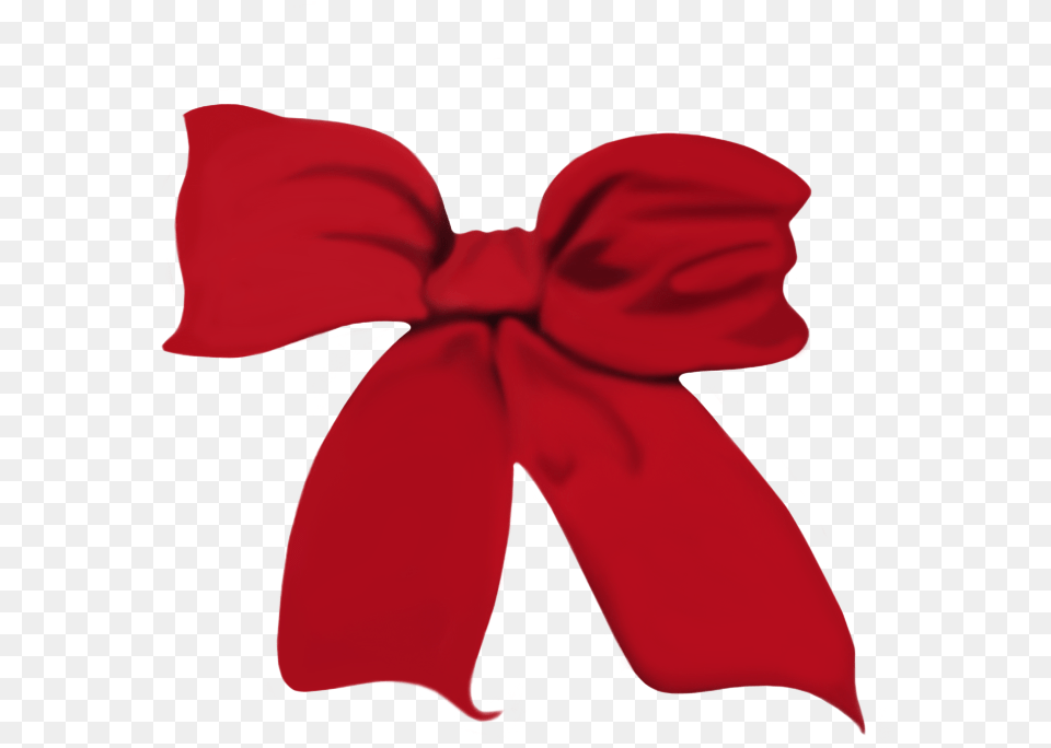 Red Christmas Bow, Accessories, Flower, Formal Wear, Petal Free Png Download