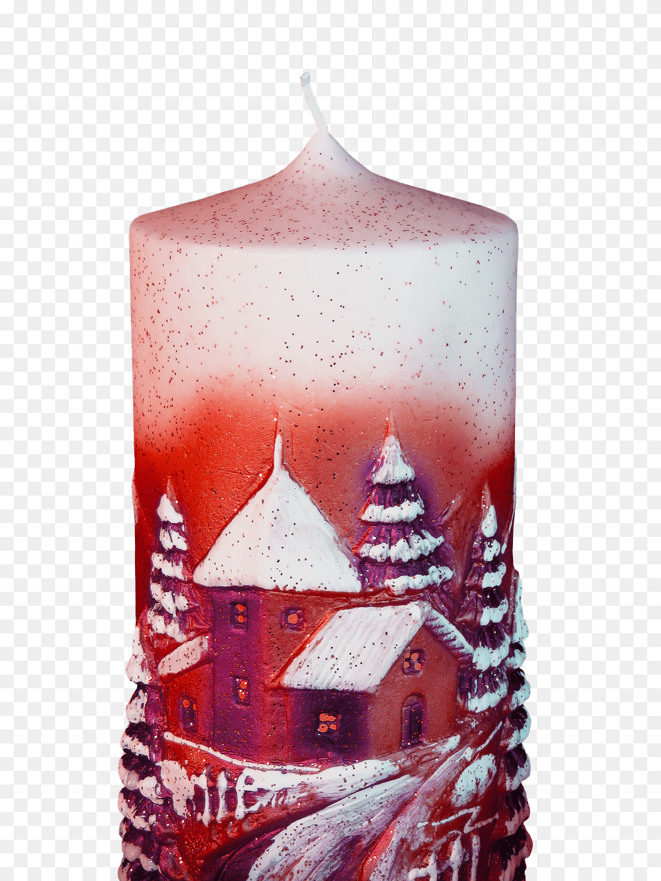 Red Christmas Candle, Person Free Transparent Png