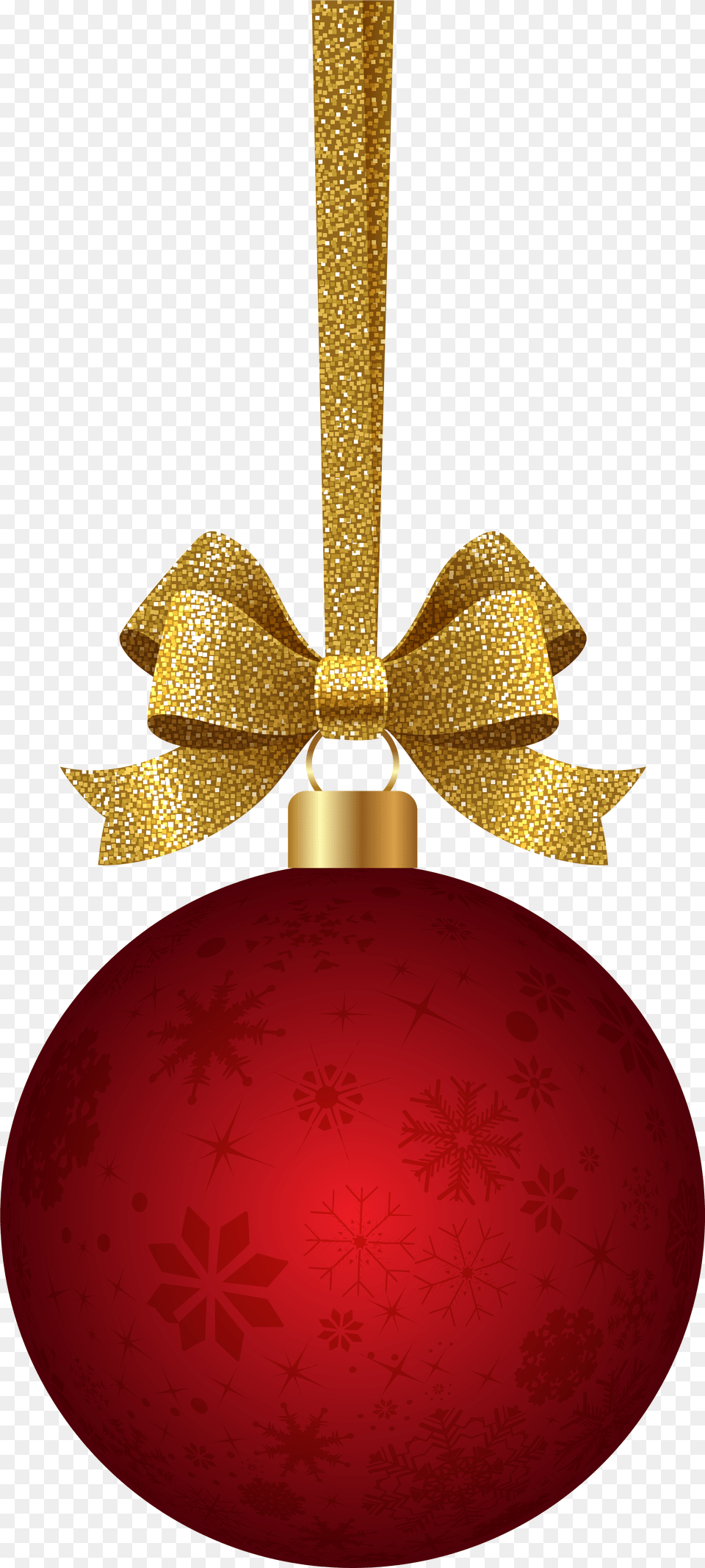 Red Christmas Hanging Ornament Ball, Chandelier, Lamp, Accessories Free Transparent Png