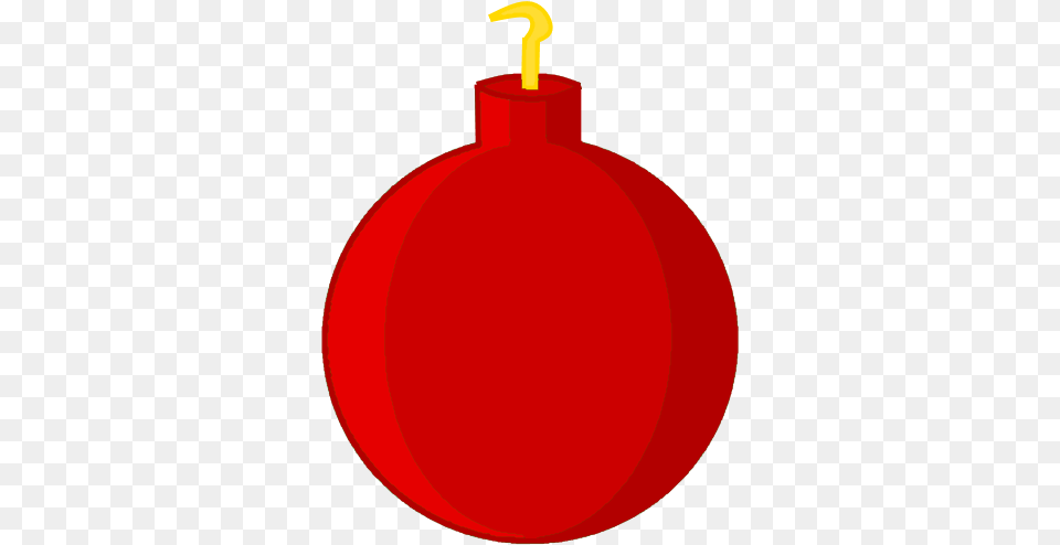 Red Christmas Ornament Circle, Weapon, Ammunition, Bomb Free Transparent Png