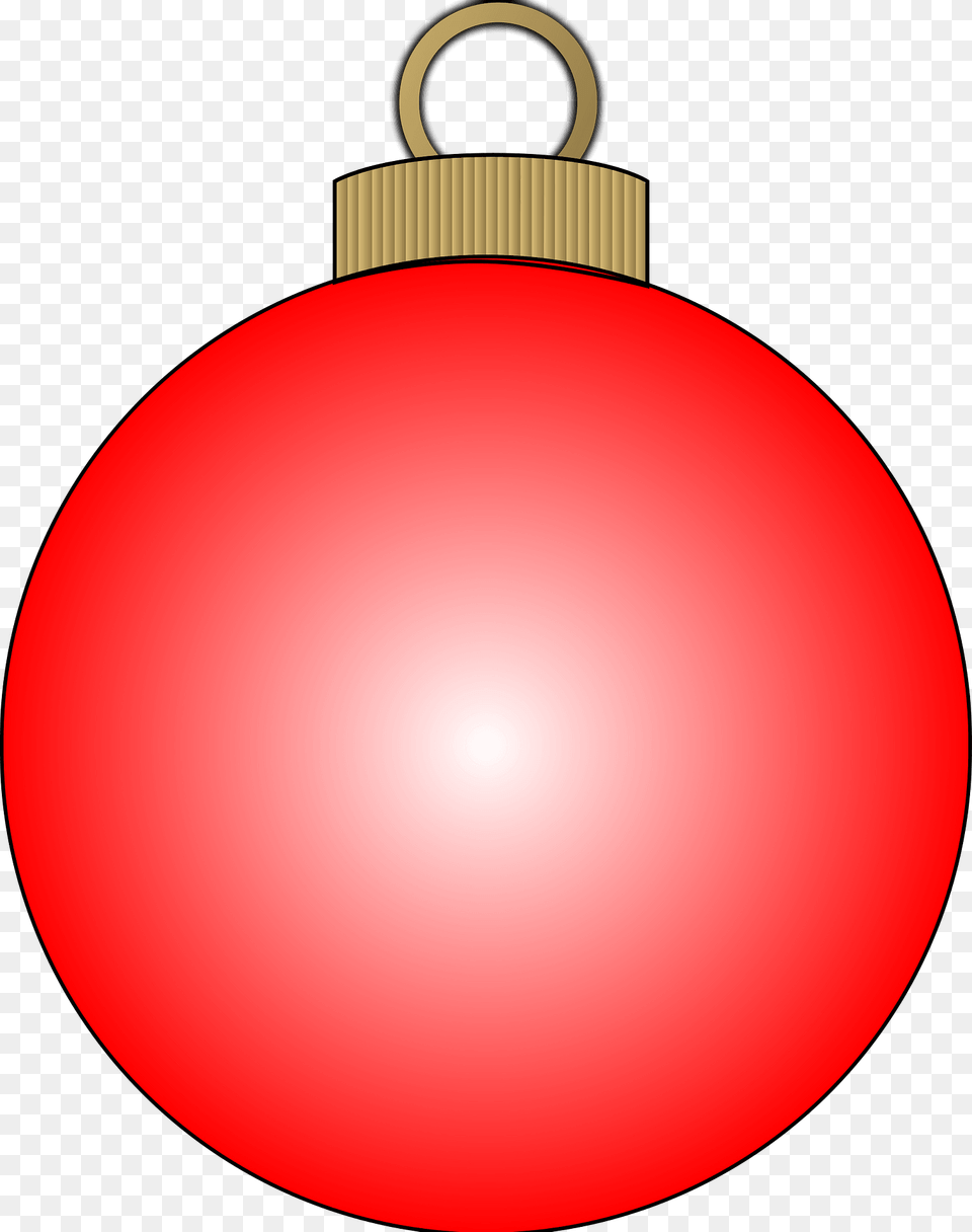 Red Christmas Ornament Clipart, Accessories Free Transparent Png