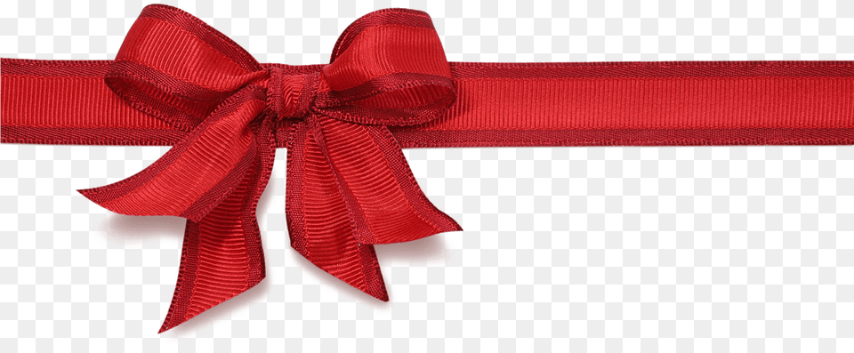 Red Christmas Ribbon Hd Red Christmas Ribbon, Accessories, Formal Wear, Tie Free Png Download