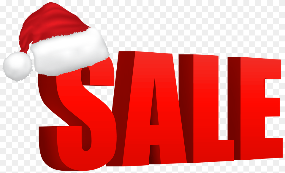 Red Christmas Sale Clip Art, Logo Free Png Download
