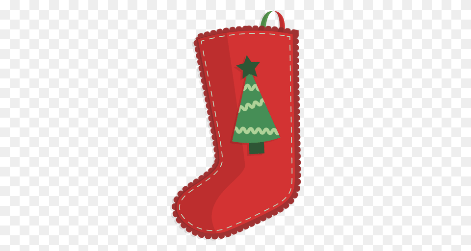 Red Christmas Stocking Christmas Tree Icon, Clothing, Hosiery, Christmas Decorations, Festival Free Png Download