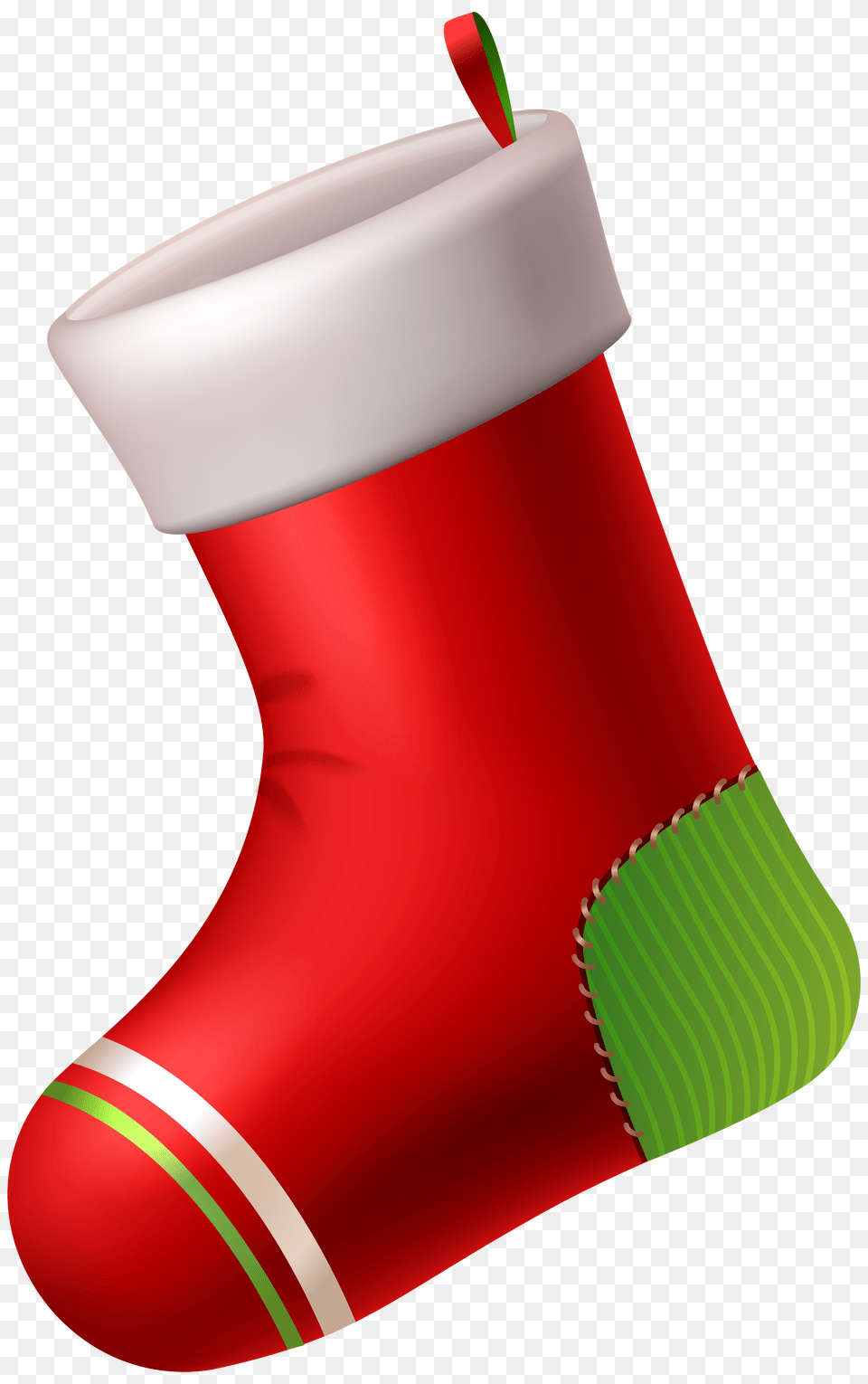 Red Christmas Stocking Clip, Hosiery, Clothing, Gift, Festival Free Transparent Png