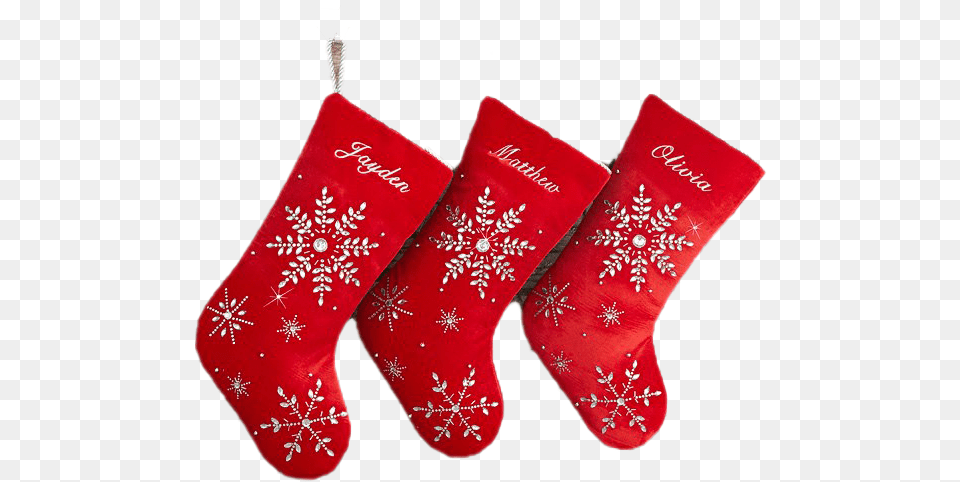 Red Christmas Stockings Photos Christmas Stocking, Clothing, Hosiery, Christmas Decorations, Festival Png Image
