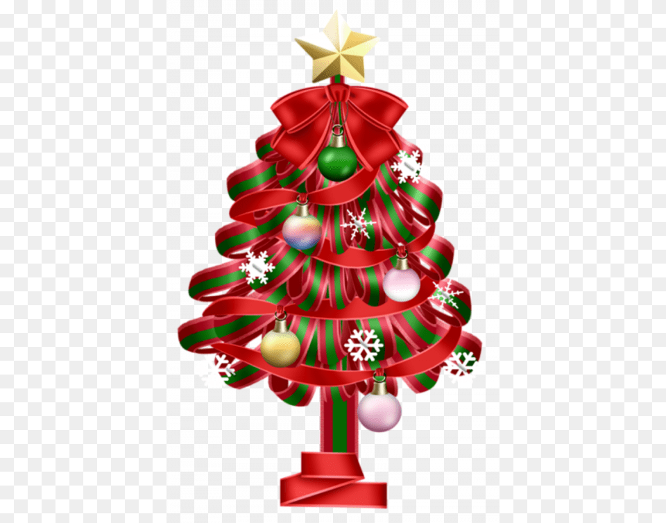 Red Christmas Tree Clipart, Christmas Decorations, Festival, Christmas Tree Free Transparent Png