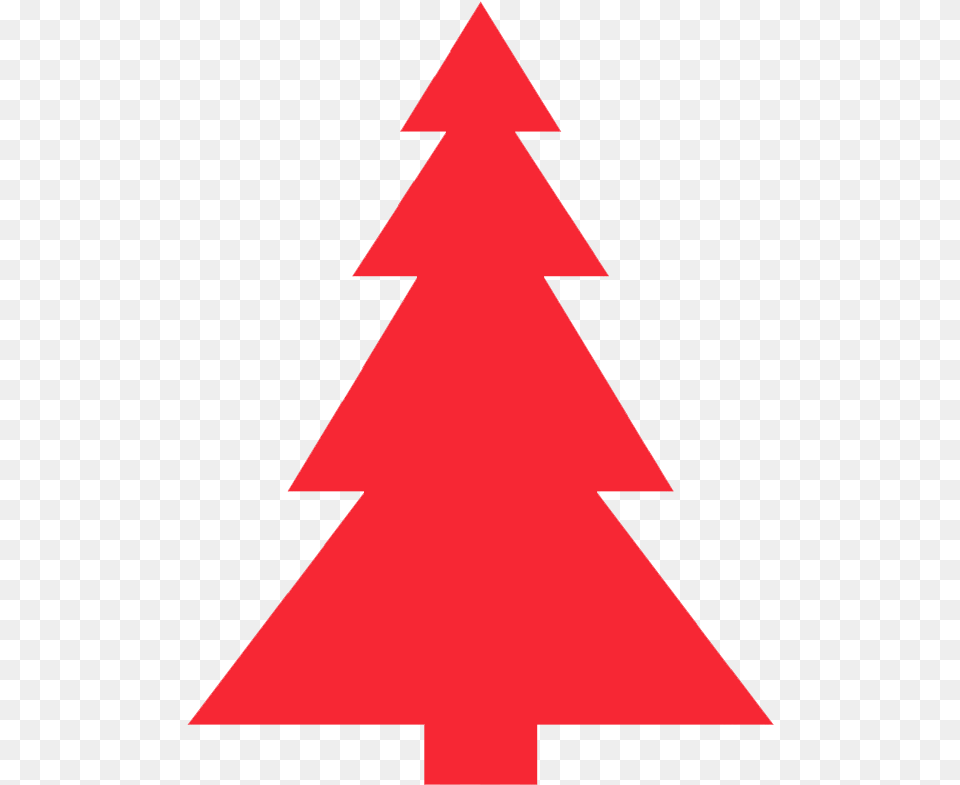 Red Christmas Tree Icon, Triangle Free Transparent Png