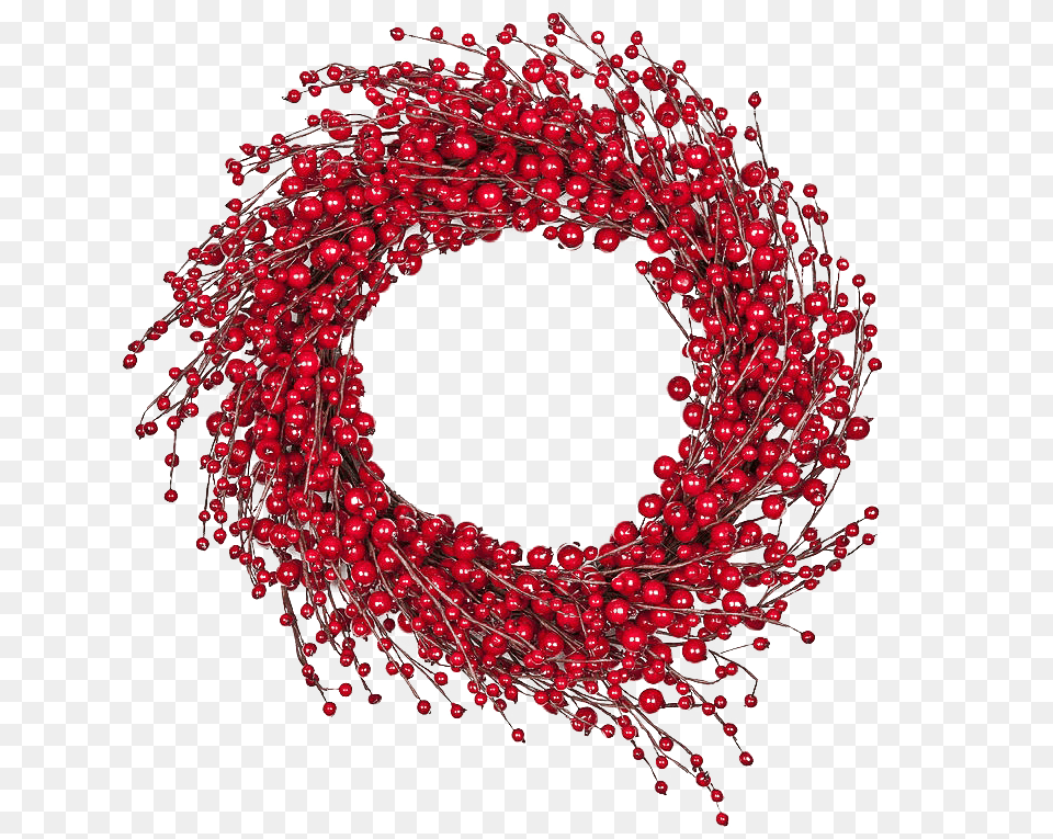 Red Christmas Wreath Picture, Chandelier, Lamp Free Transparent Png