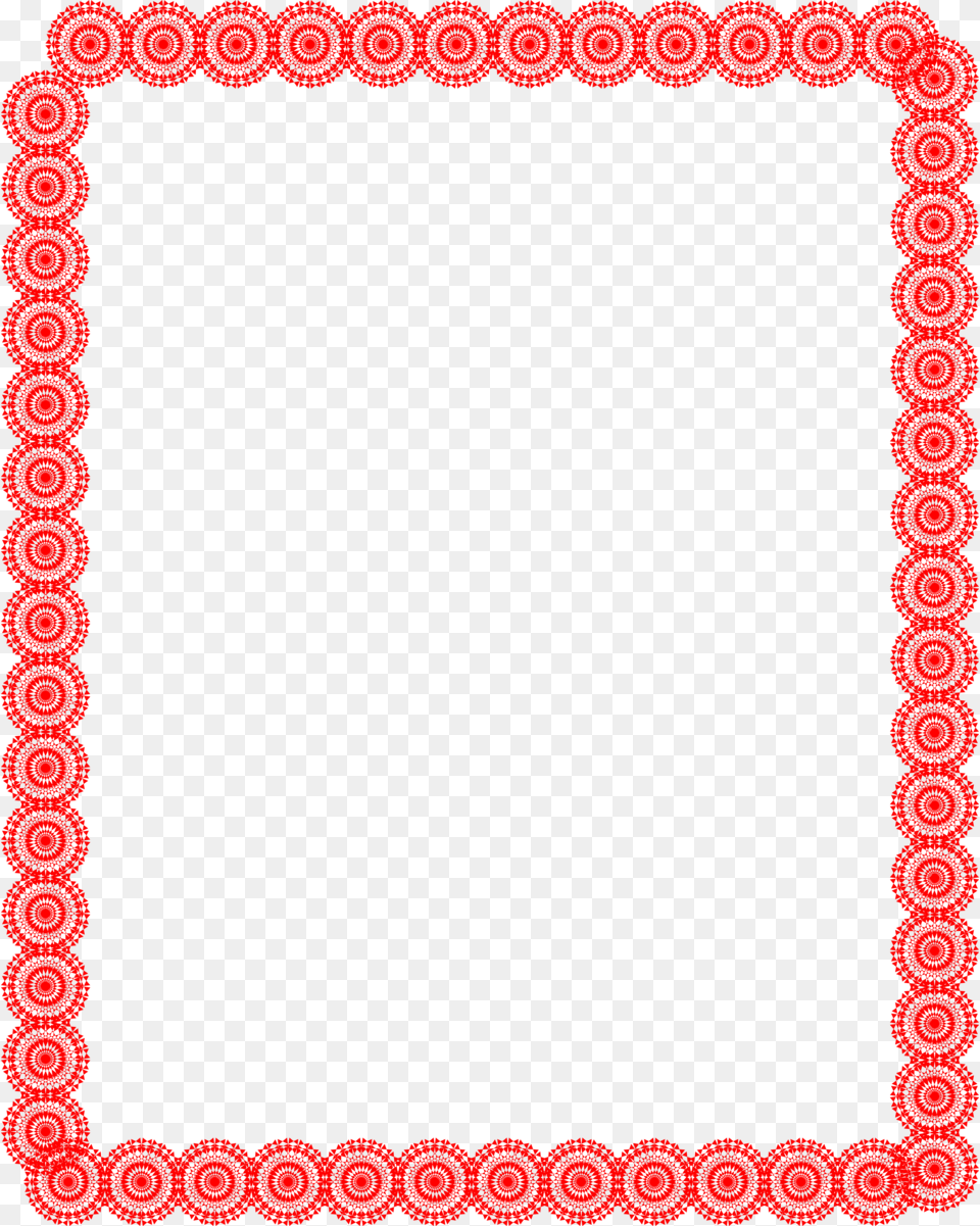Red Circle Borders And Frames Clipart Borders And Frames Red, Home Decor, Blackboard Png