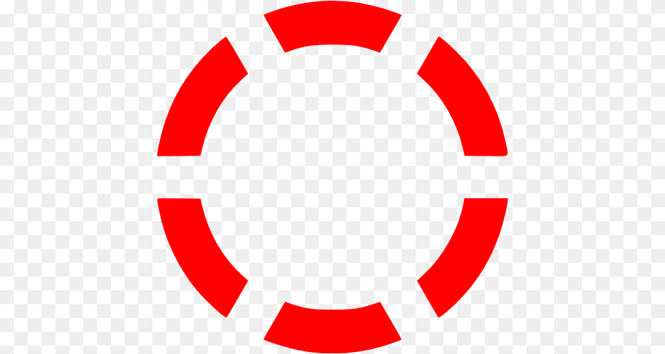 Red Circle Dashed Icon, Water Free Png Download