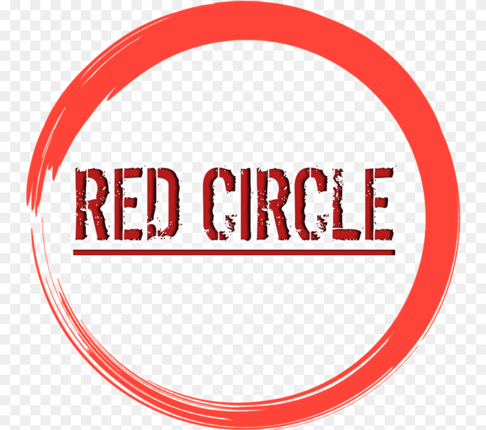 Red Circle Teespring Airstep, Logo, Sticker, Person, Disk Png Image