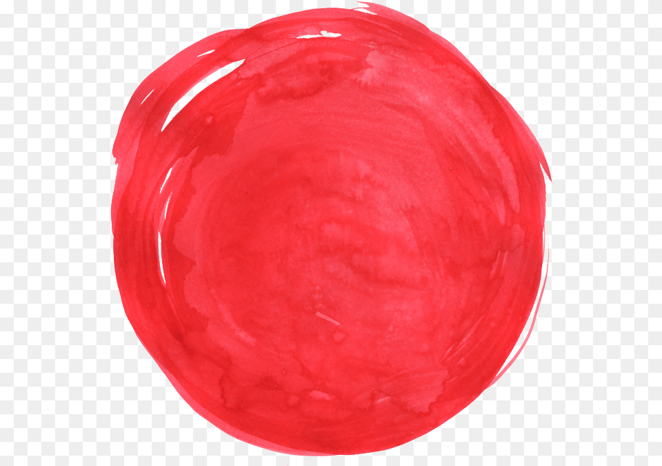 Red Circle Watercolor All Cricket Balls, Sphere Free Transparent Png
