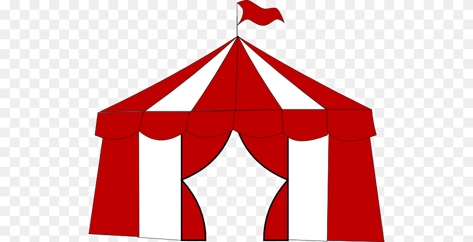 Red Circus Tent Clip Art, Leisure Activities Png Image