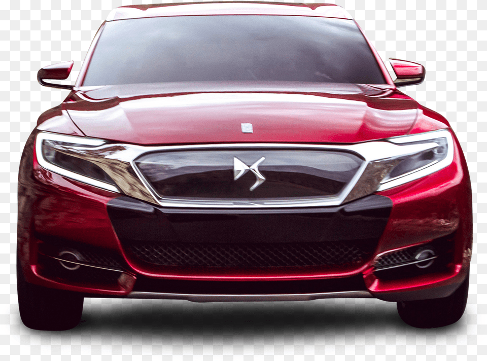Red Citroen Ds Wild Rubis Front View Car Image Car Front, Bumper, Transportation, Vehicle, Sedan Free Png