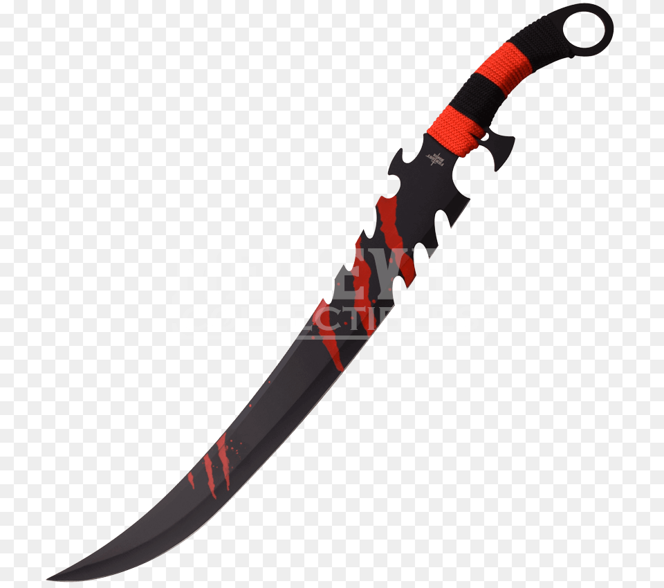 Red Claw Marks Fantasy Sword, Blade, Dagger, Knife, Weapon Free Transparent Png