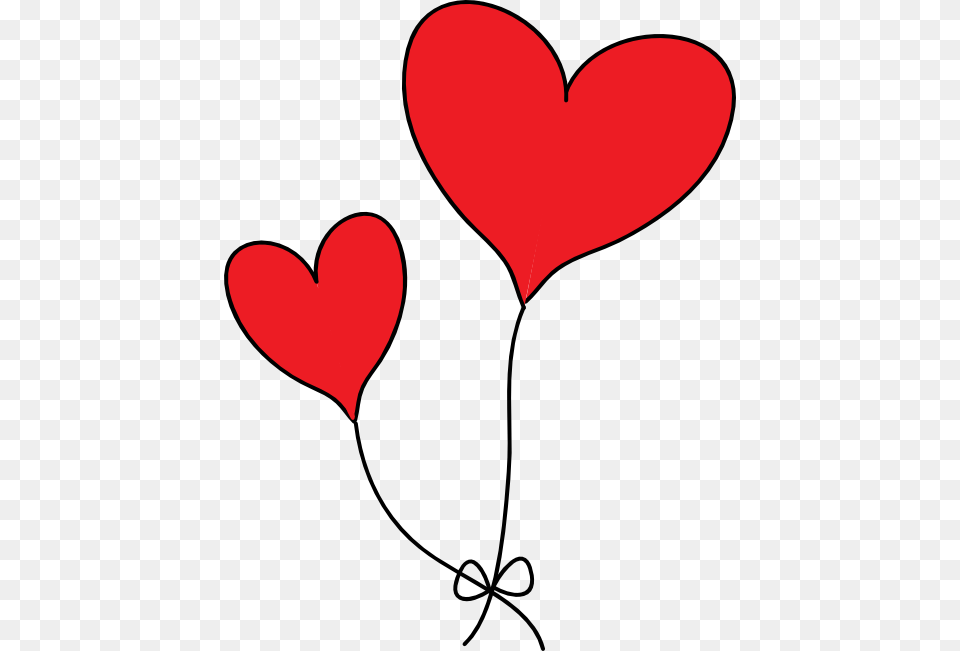Red Clip Art, Heart, Balloon Png