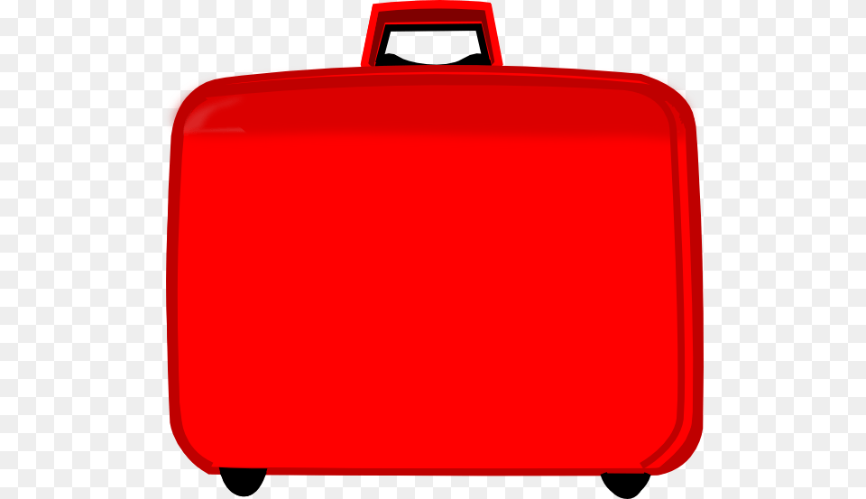 Red Clip Art At Clker Com Vector Luggage Red, Baggage, Suitcase, First Aid Png
